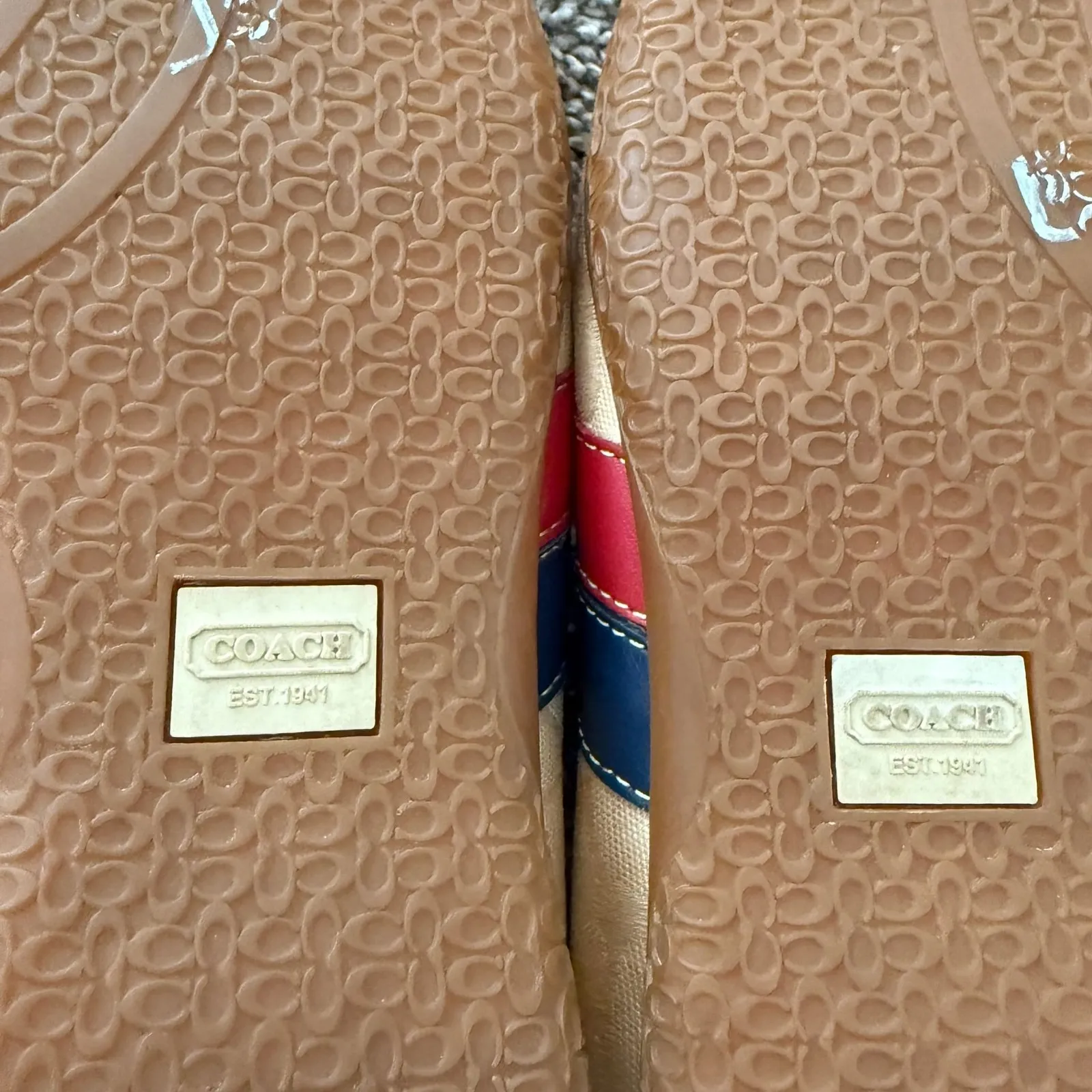 Vintage COACH Sonia‎ Sneakers Shoes Women's Size 11 golf summer sport - Image 9