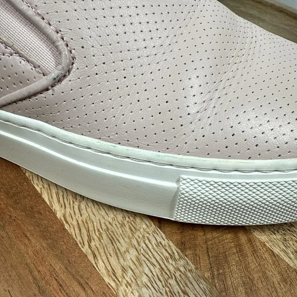 Greats The Wooster Blush Perforated Pink Leather Slip On Shoes Womens Size 9.5 - Image 14