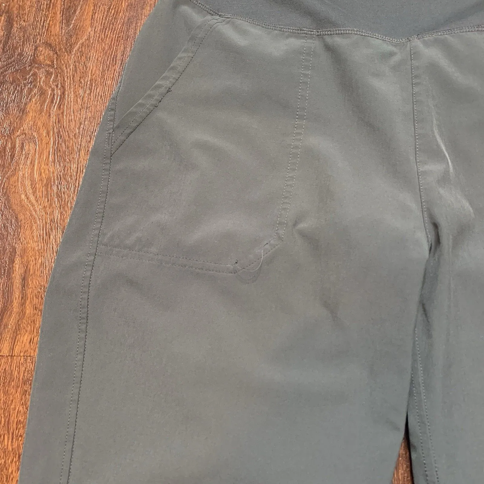 Patagonia Gray Women’s Sz M Jogger Pants Athletic Outdoor *Flaws - Image 2