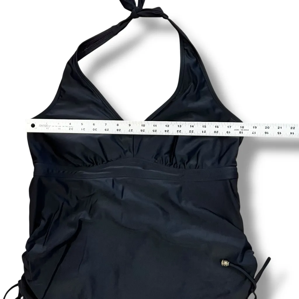 LIZ LANGE MATERNITY TARGET SZ L? SMALL BLACK 1 PC ONE PIECE SWIMSUIT Modest - Image 8