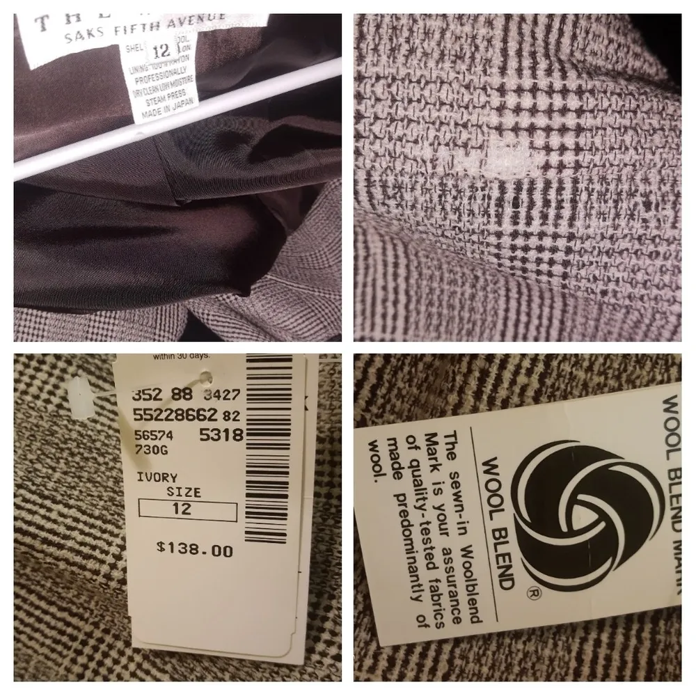 The Works Saks Fifth Avenue women's pants suit size 12 - Image 5