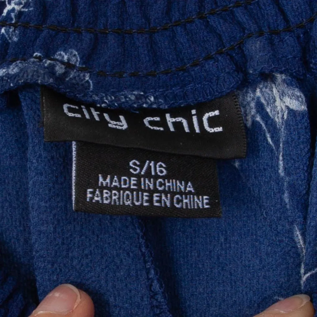 City Chic Womens Floral‎ Off The Shoulder Smocked Maxi Dress Size S/16 Boho - Image 5