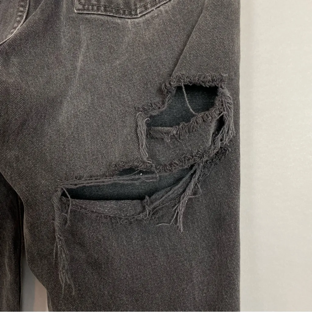 Vintage Levi's 512 Jeans 1998‎ Destroyed Distressed Faded Black Grunge 14 Reg M - Image 13