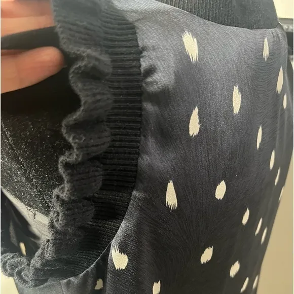 Zero Degrees Celsius woman tank‎ ruffle sleeve small Blue - Image 7