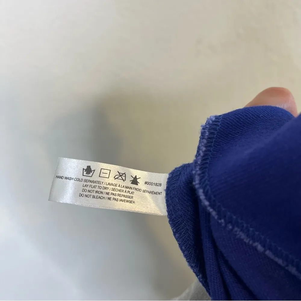 Fleur Du Mal Electric Blue Wide Leg Lace Up Jeans Womens Size 6 - Image 8