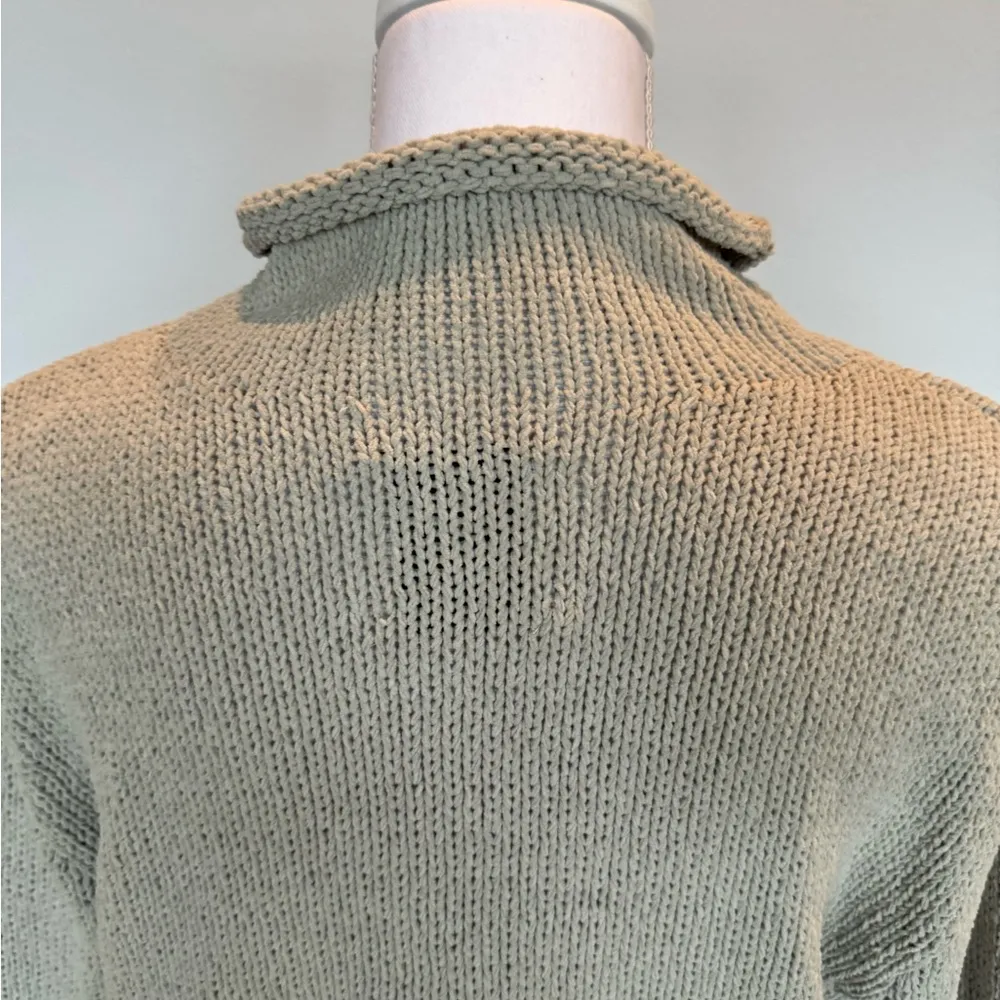Abercrombie & Fitch Soft Sage Green Knit Sweater | oversized | EUC | XL - Image 7