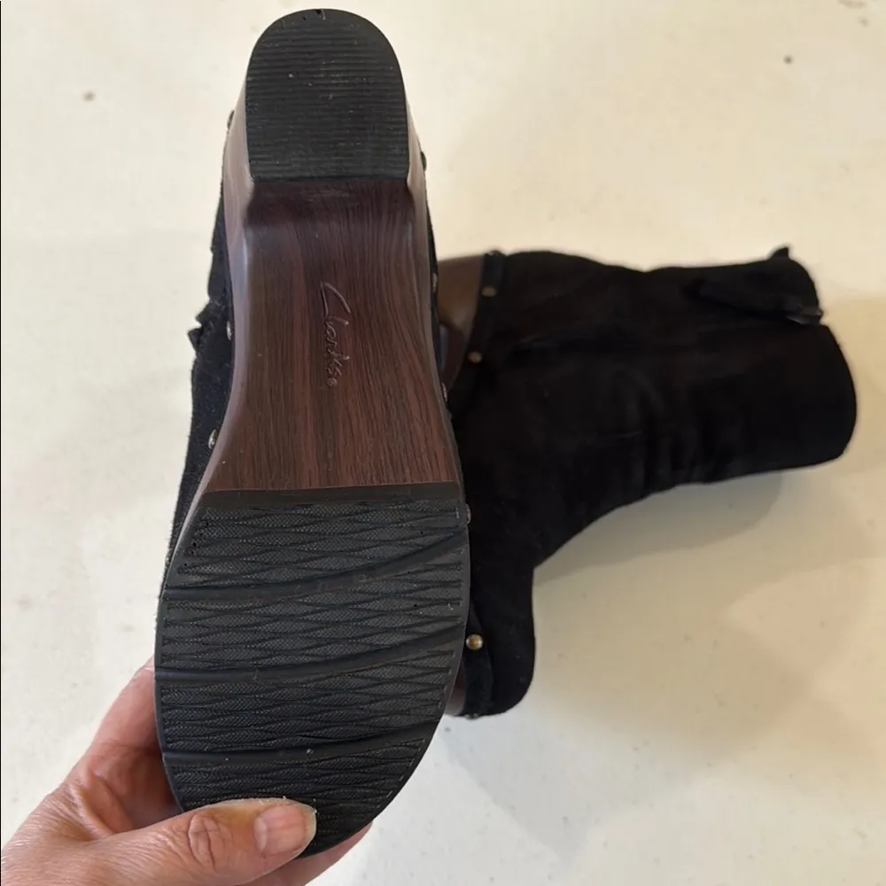 Black Suede Ankle Boots - Image 4