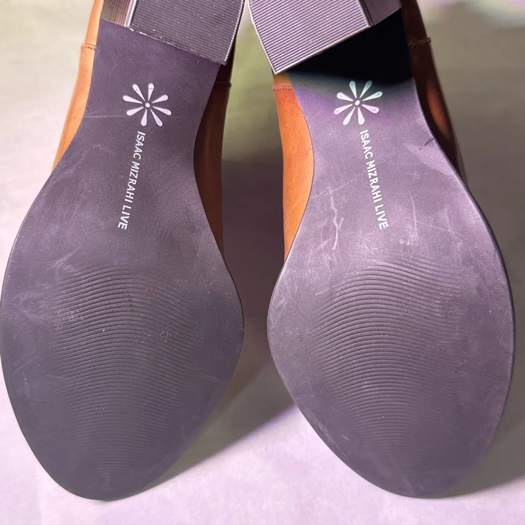 Isaac Mizrahi Tan Ankle Booties - Image 13