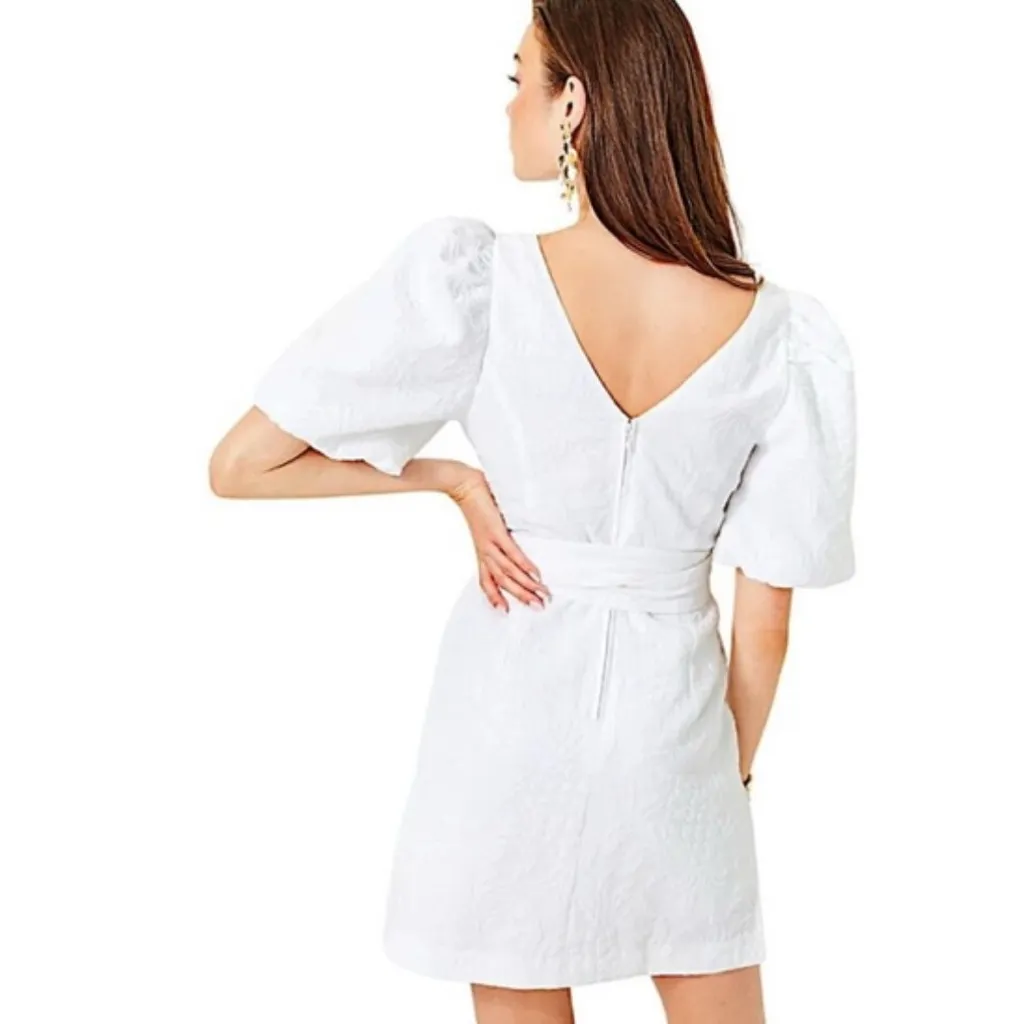 Lilly Pulitzer Kirrabelle Romper in Resort White, 6, NWT - Image 3