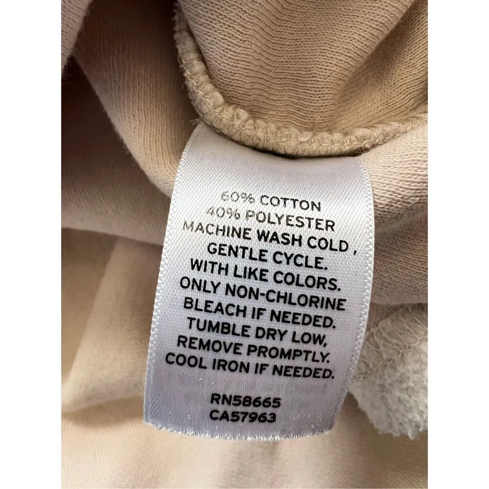 Treasure & Bond Pink Tinted Cream Button Front Shacket Women's XL - Image 4