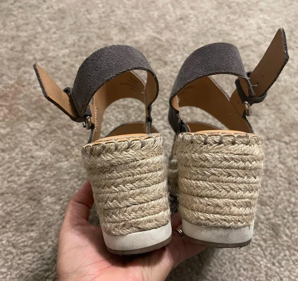 Women’s Dolce Vita Mauri Leather Espadrille Wedge Sandal Size 7 - Image 8