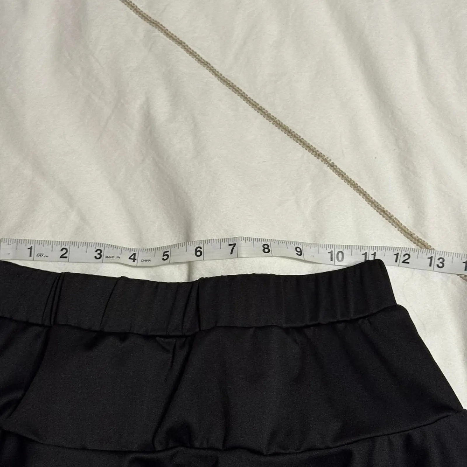 Avidlove Black Ruffle Lace Mini Skirt Small0 - Image 5