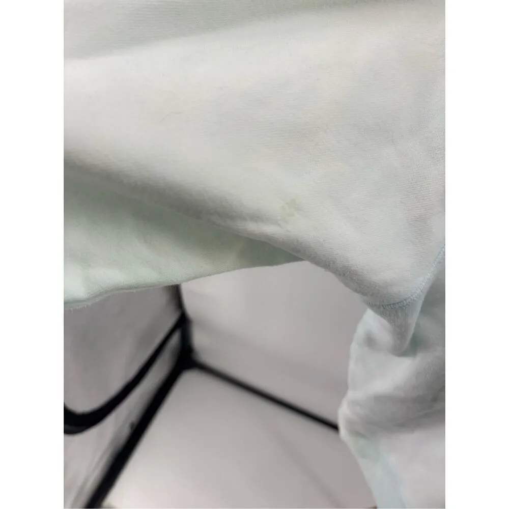 Wildfox Monday Cry Eat Sleep Graphic  Sweatshirt Womens Size XS Green - Image 7