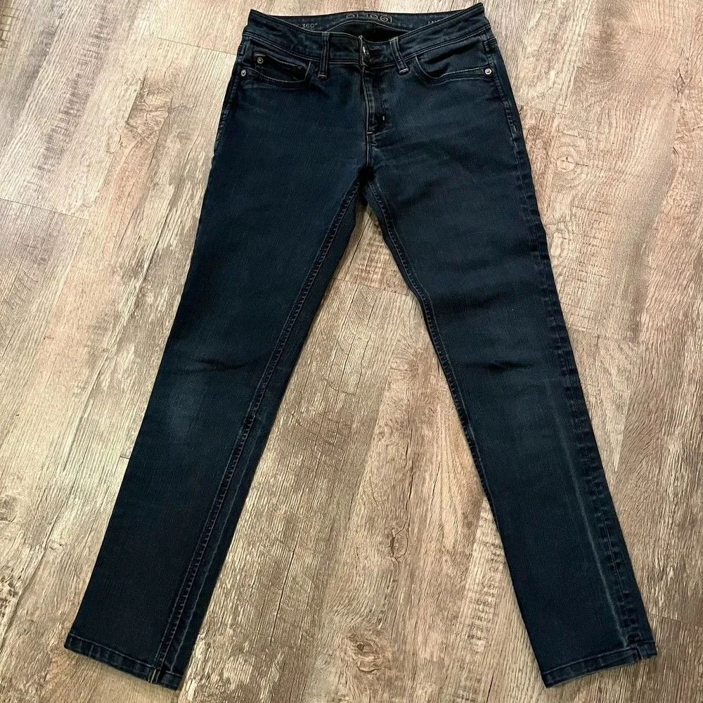 DL1961 Womens Size 27 Angel Mid Rise Skinny Ankle Jeans Dark Wash Stretch Denim‎ - Image 3