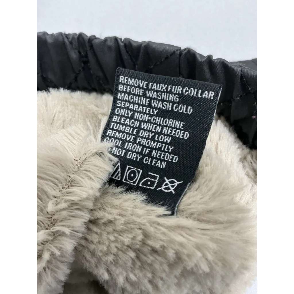 Womans Be Boundless Large Black Lined Hooded Coat - Image 5