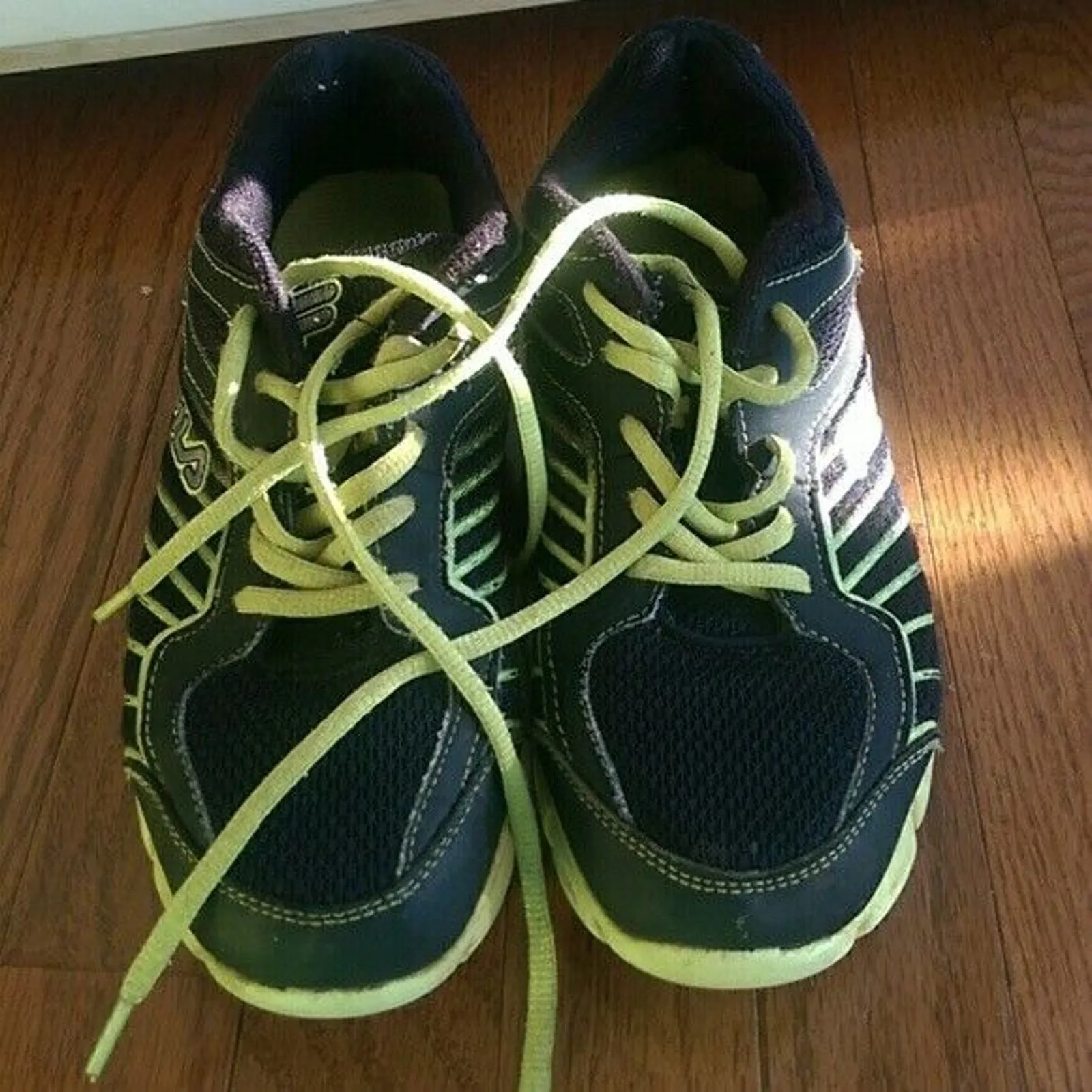 Fila Yellow & Black Running Shoes Size 6.5 & Size 7 *Two different shoe sizes* - Image 8