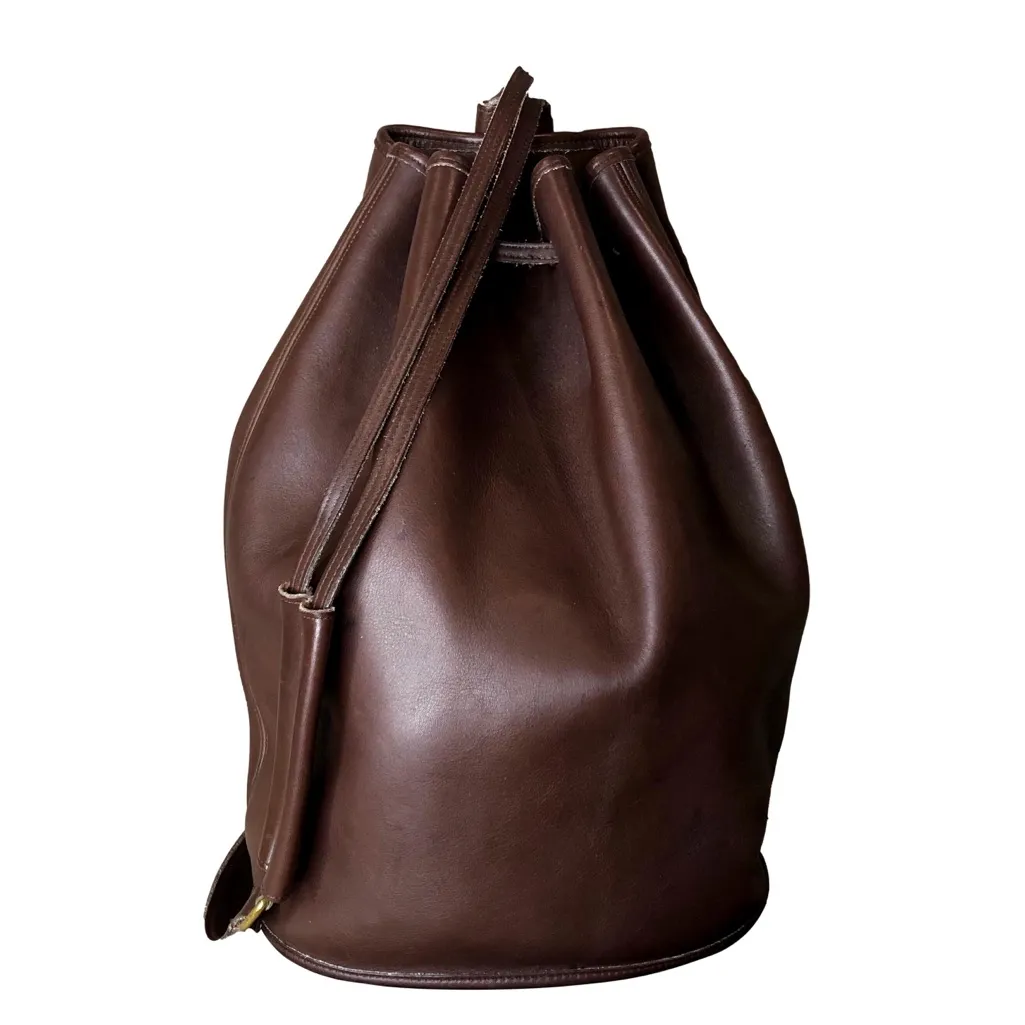 Vintage COACH Mahogany Glove Tanned Leather Sling Backpack Shoulder Bag 9929 - Image 15