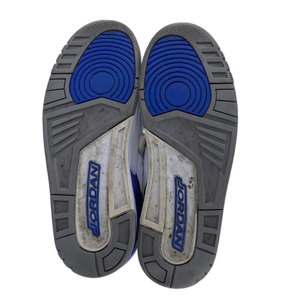 Nike Air Jordan 3 Retro Racer Men's White Blue Basketball Sneakers Shoes Size 12 - Image 4