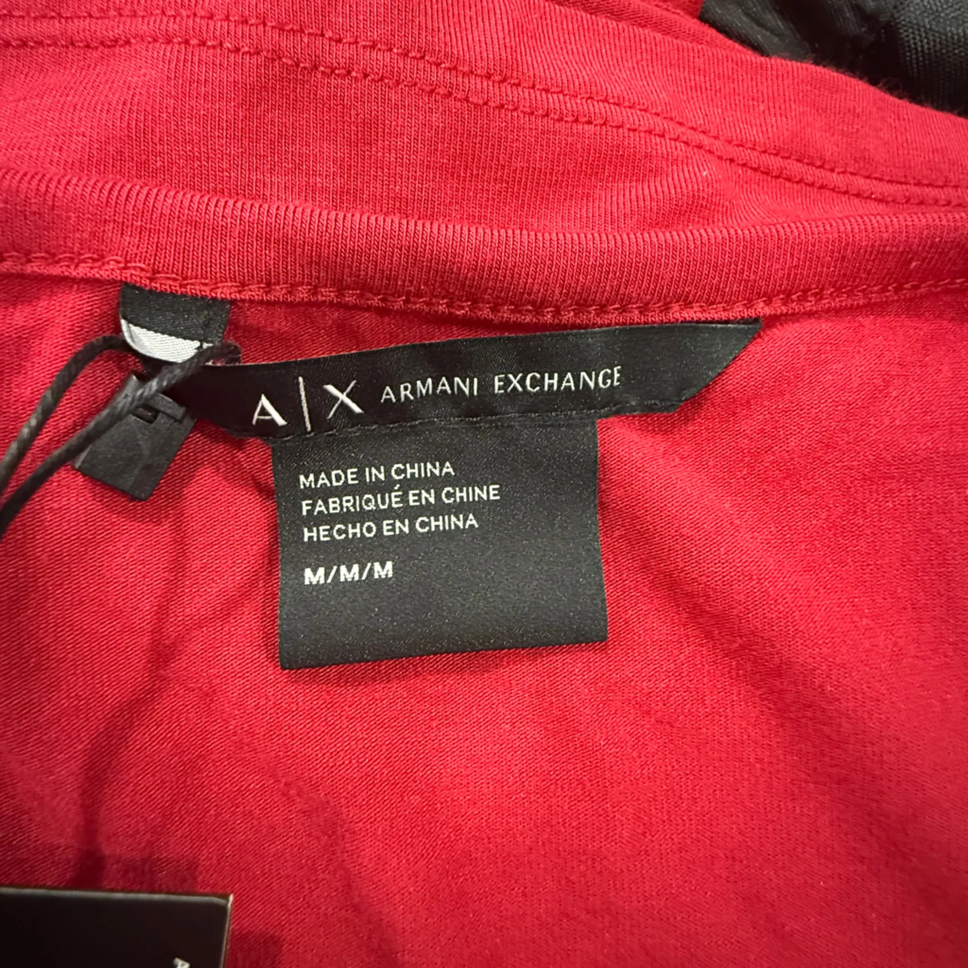 Armani Exchange Bold Red Sleeveless Blouse - Image 2
