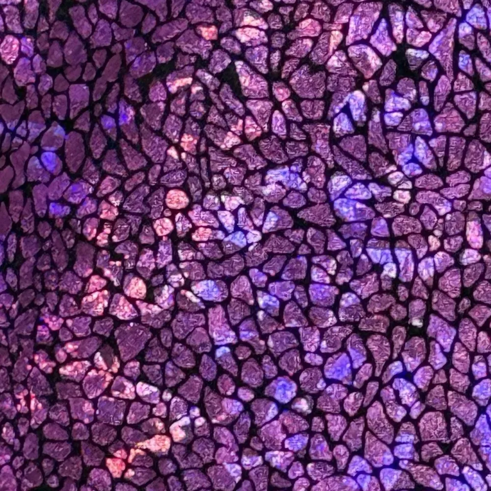 Glitter Britches Dress Size Medium Purple Holographic Holo Racerback Bodycon - Image 6