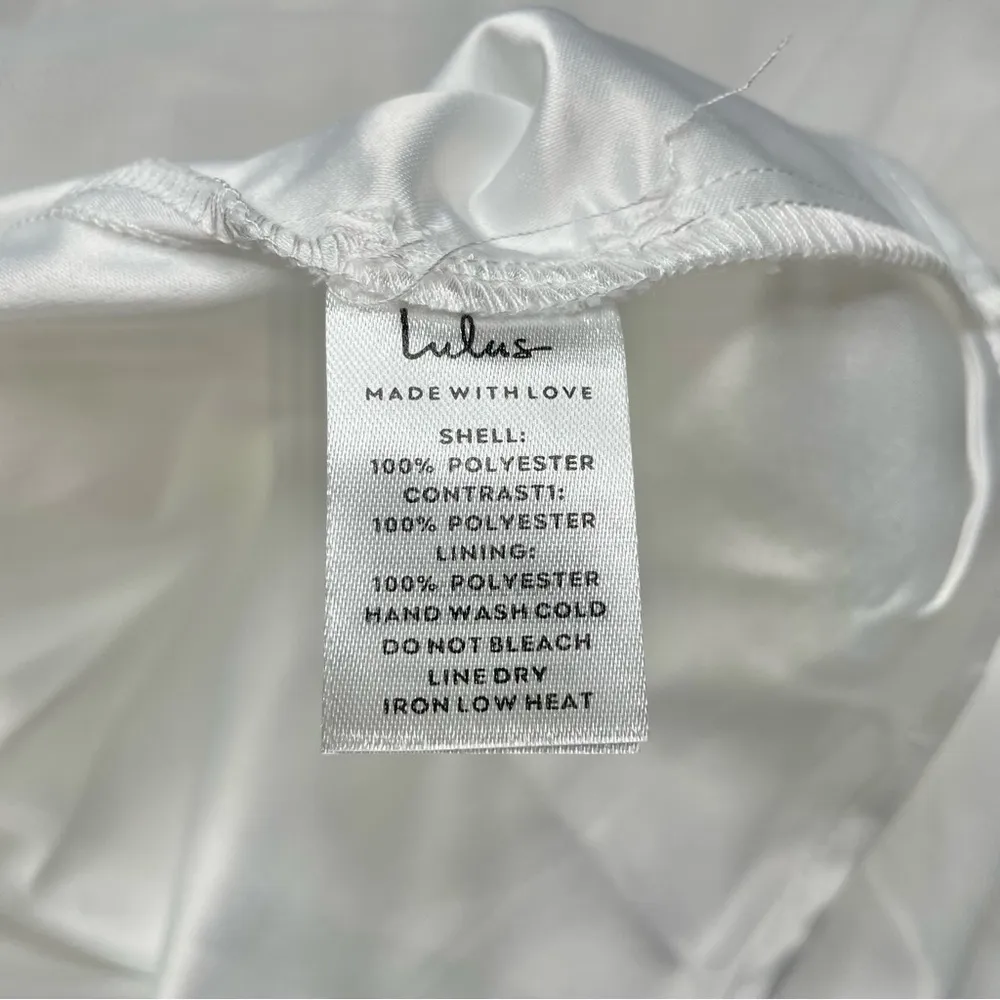 Lulus Graceful Beauty White 3D Floral Tulle Sleeveless Maxi Dress XS NWT - Image 6