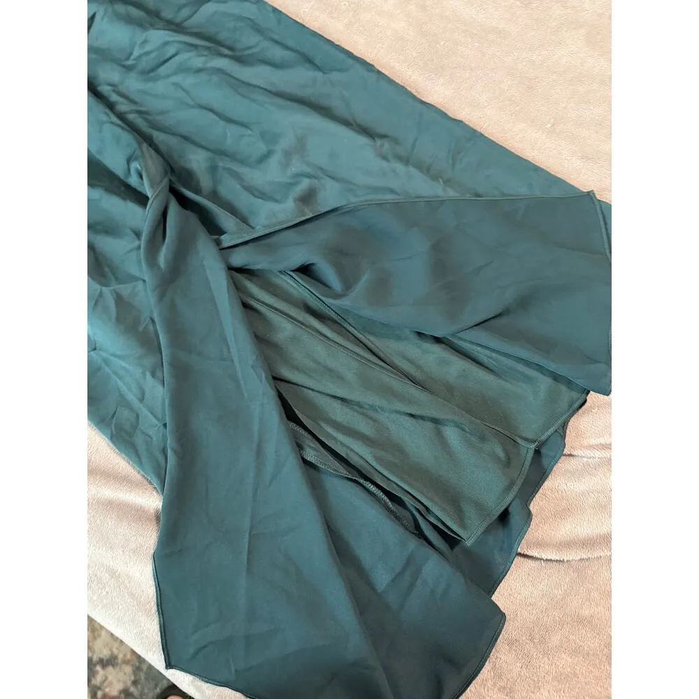 NWT After Regular Length Evergreen Dress Satin Faux‎ Wrap Gown - Image 10