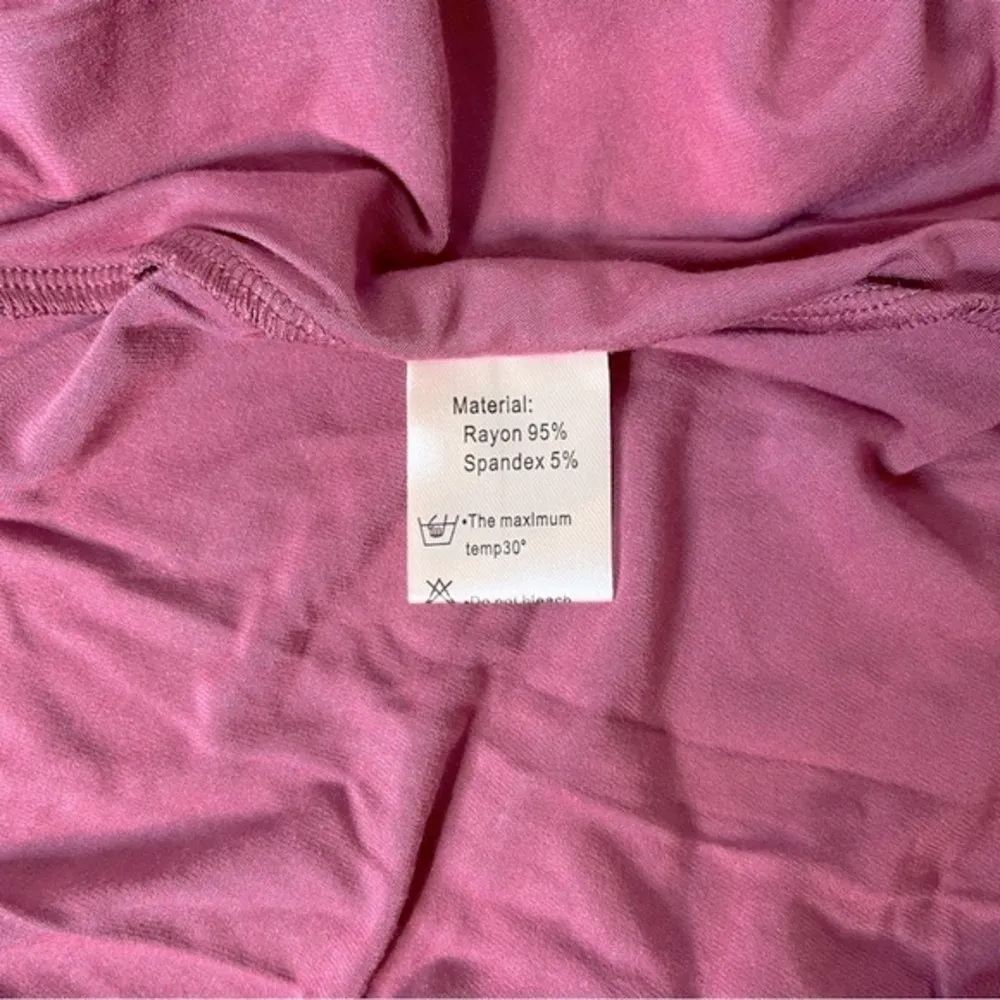 VIISHOW Women’s Long Sleeved Leopard Print Mauve Blouse w Necklace Size M New! Purple Size M - Image 9