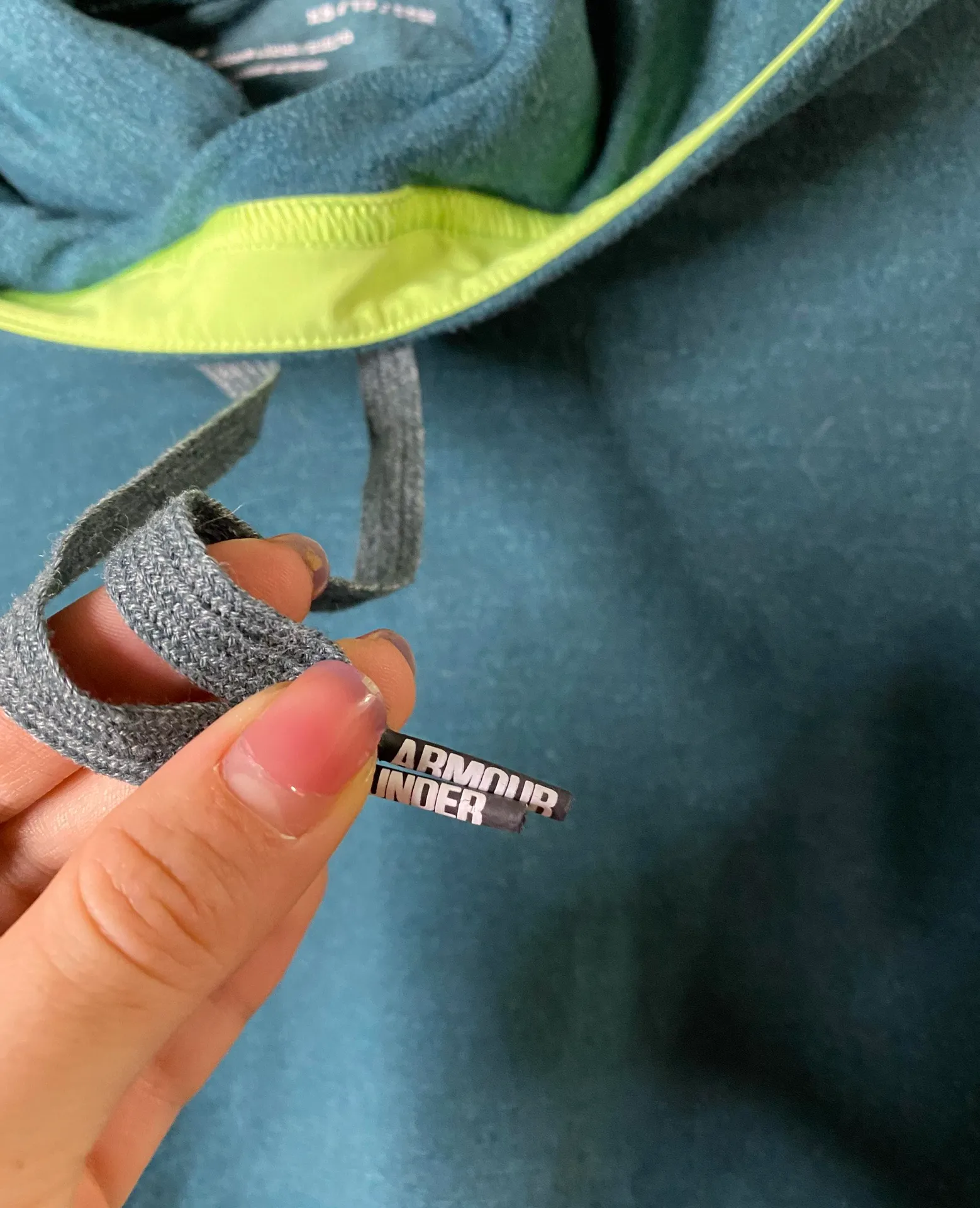 Under Armour Emerald Green Crop Hoodie - Image 5