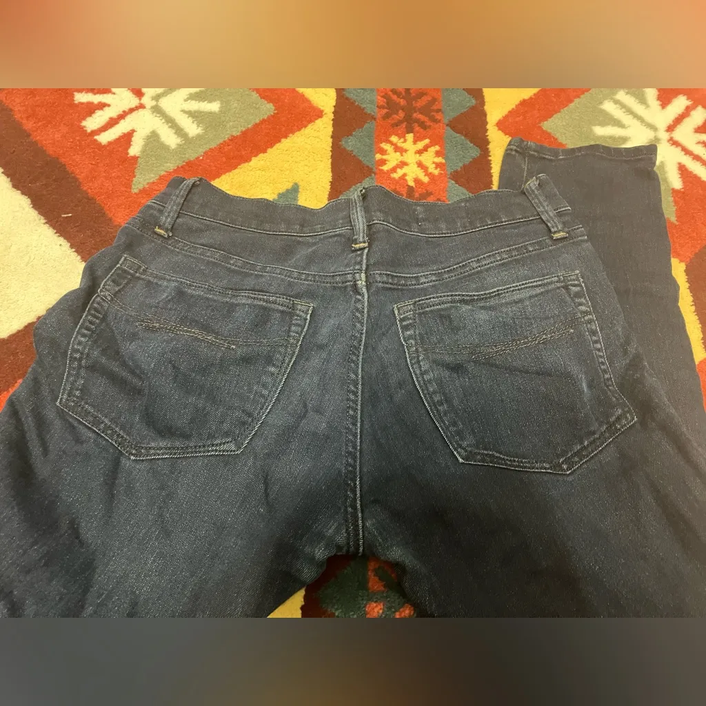 Gap 1969 Women’s Dark Blue Denim Jeans size 25/0 - Image 11