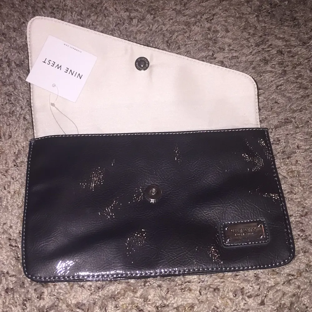 Dark Gray Nine West Clutch Bag Travel - BNWT - Image 5