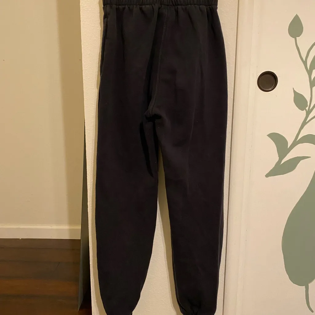 Adidas Black Sweatpants - Image 2