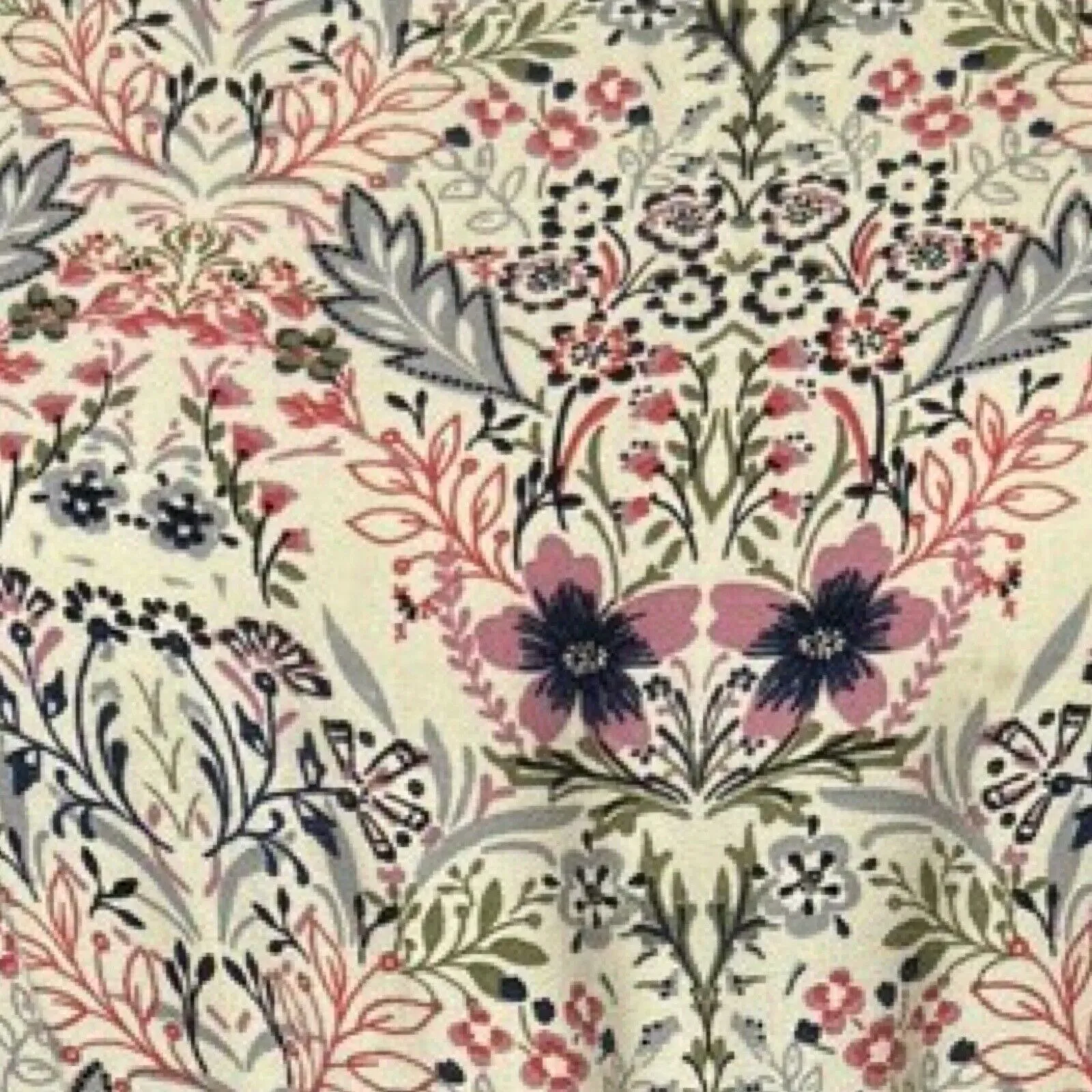 Piano C Dress Womens Small Cream‎ Pink Floral Flower Boho Eclectic Cottagecore - Image 6