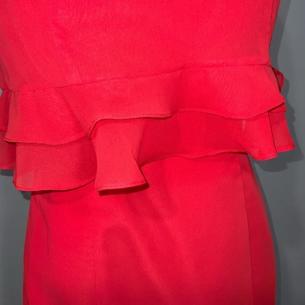 Alfred Angelo Cherry Red Sleeveless Cocktail Homecoming Formal Prom Dress 8 NWT - Image 8