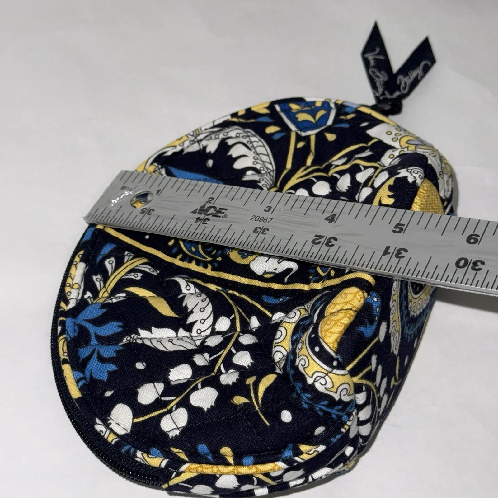 VERA BRADLEY ELLIE BLUE MIRROR COSMETIC - NWOT - Image 8