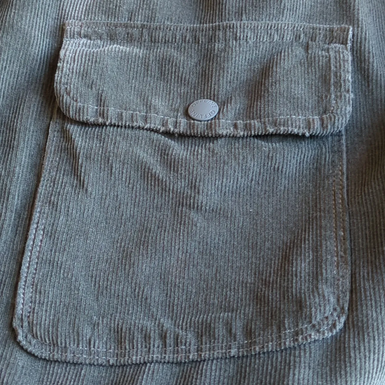 Offline by Aerie Oversized Corduroy Button Up - Image 4