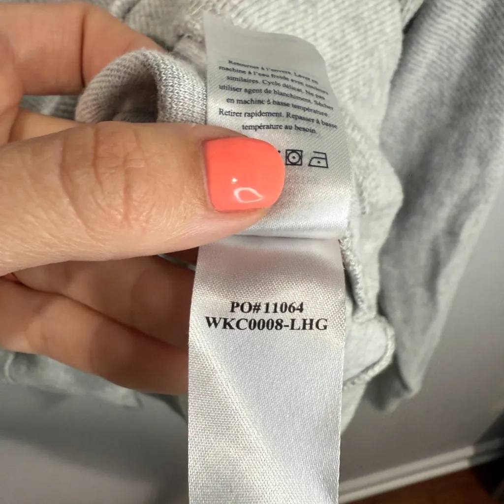 Faherty Legend Crew Sweater Light Heather Gray Size XS - Image 4