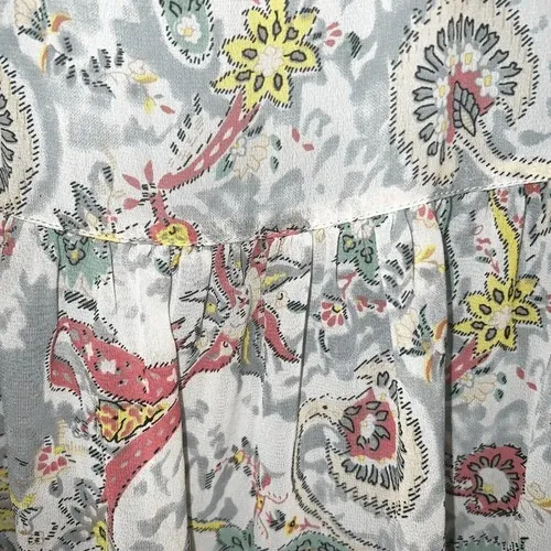 ANTHROPOLOGIE‎ FLEUR WOOD Carina Paisley Chemise Dress/Tunic EUC Size Small - Image 8