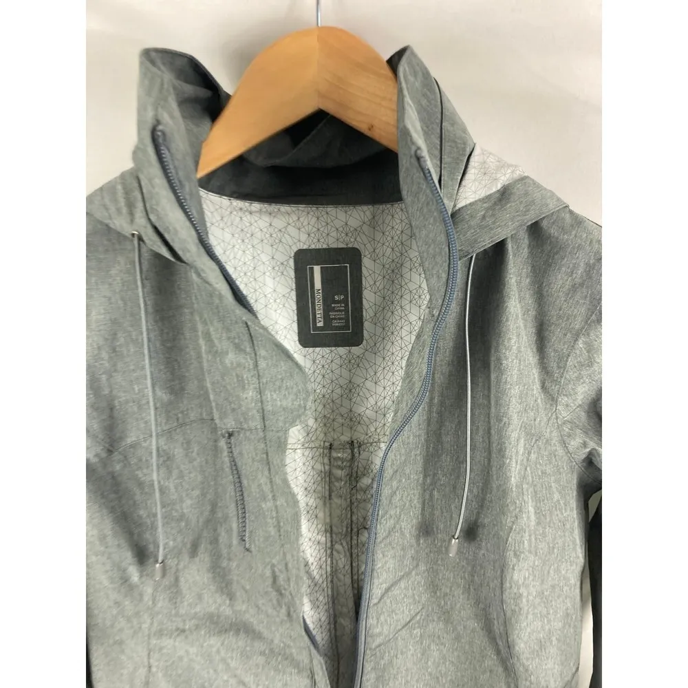 Mondetta Grey Zip Up Jacket Size Small - Image 3