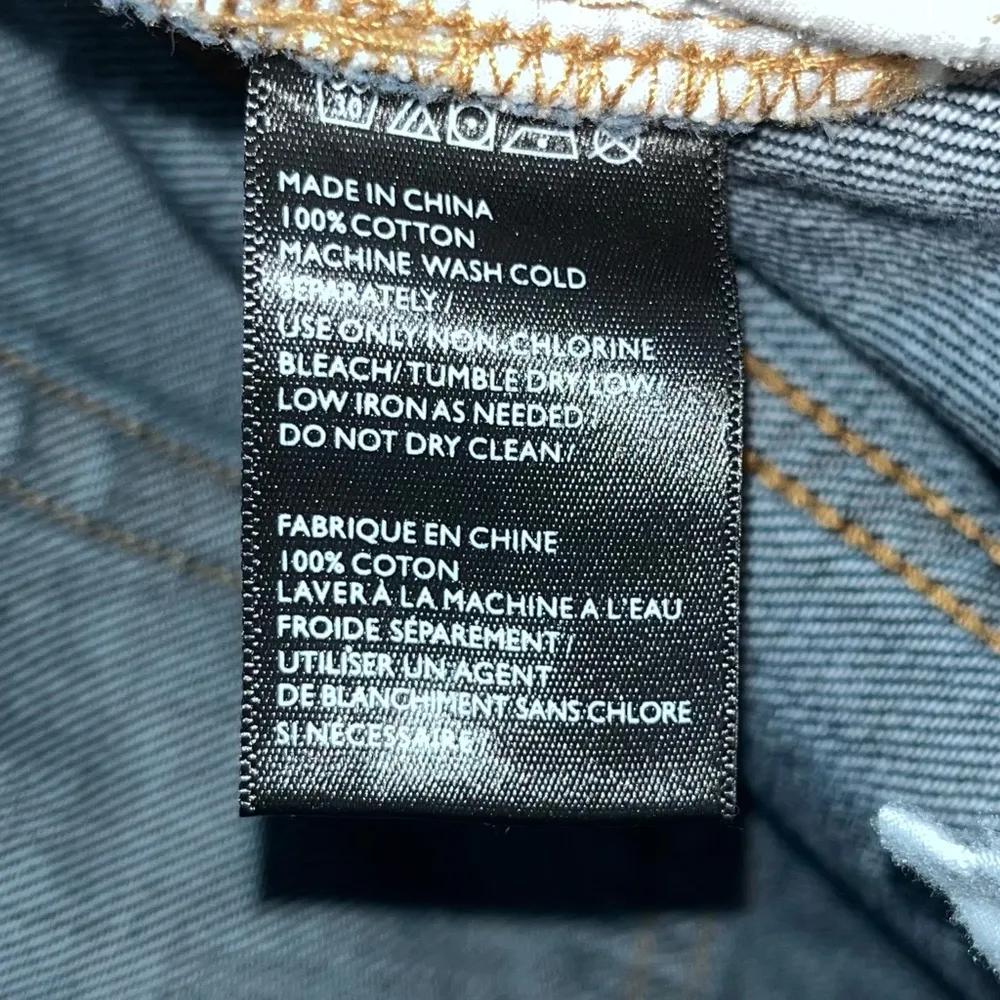 URBAN OUTFITTERS // BDG Blue Denim Asymmetrical Jean Mini Skirt Large - Image 11