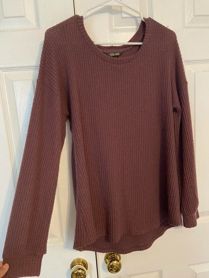 Peyton Jensen waffle knit sweater - Image 3