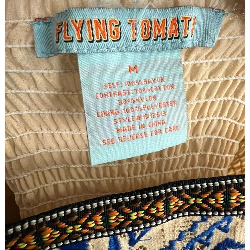 Flying Tomato Boho Aztec Pattern Spaghetti Strap Mini Dress - Image 4