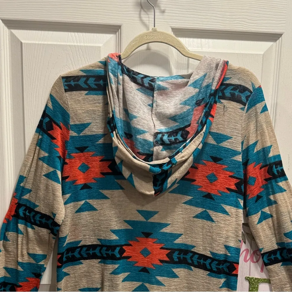 Moa Moa Aztec/Tribal Cardigan Size L - Image 3