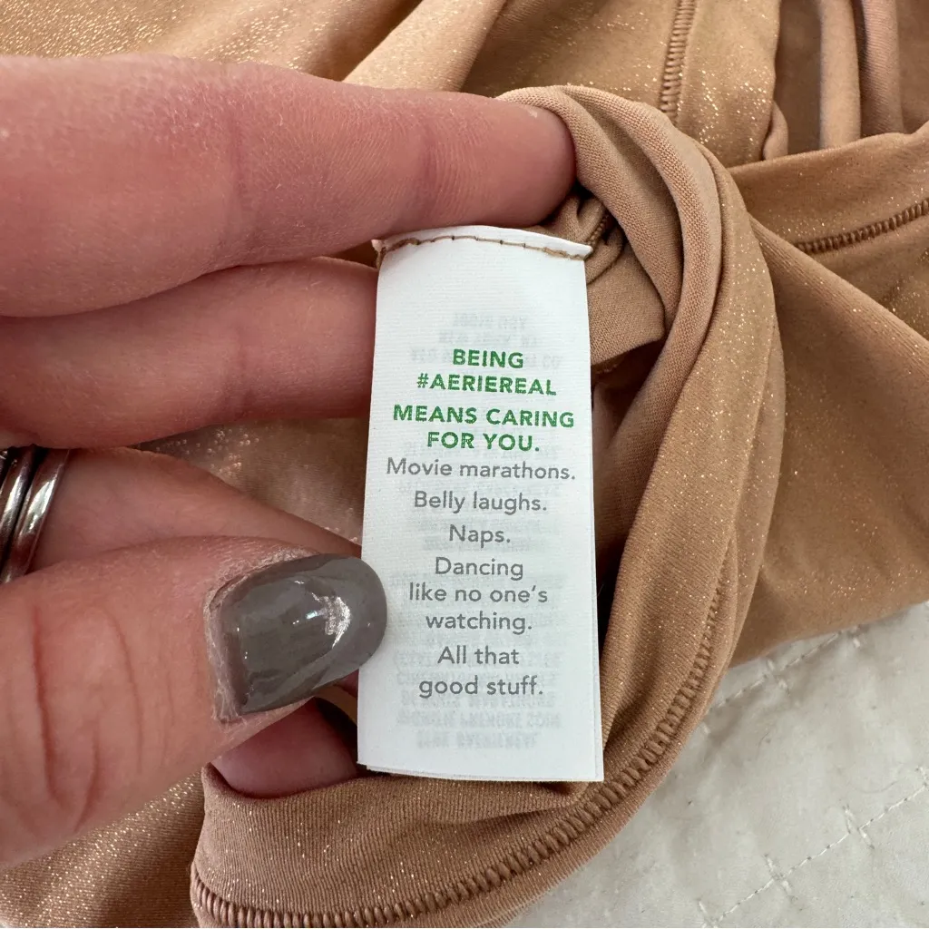 Aerie SMOOTHEZ Square Neck Cami Beach Dune Medium - Image 7