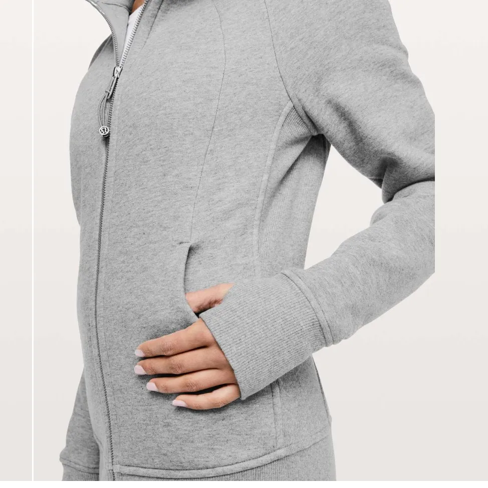 lululemon athletica Heathered Core Medium Grey Scuba Hoodie - Image 5