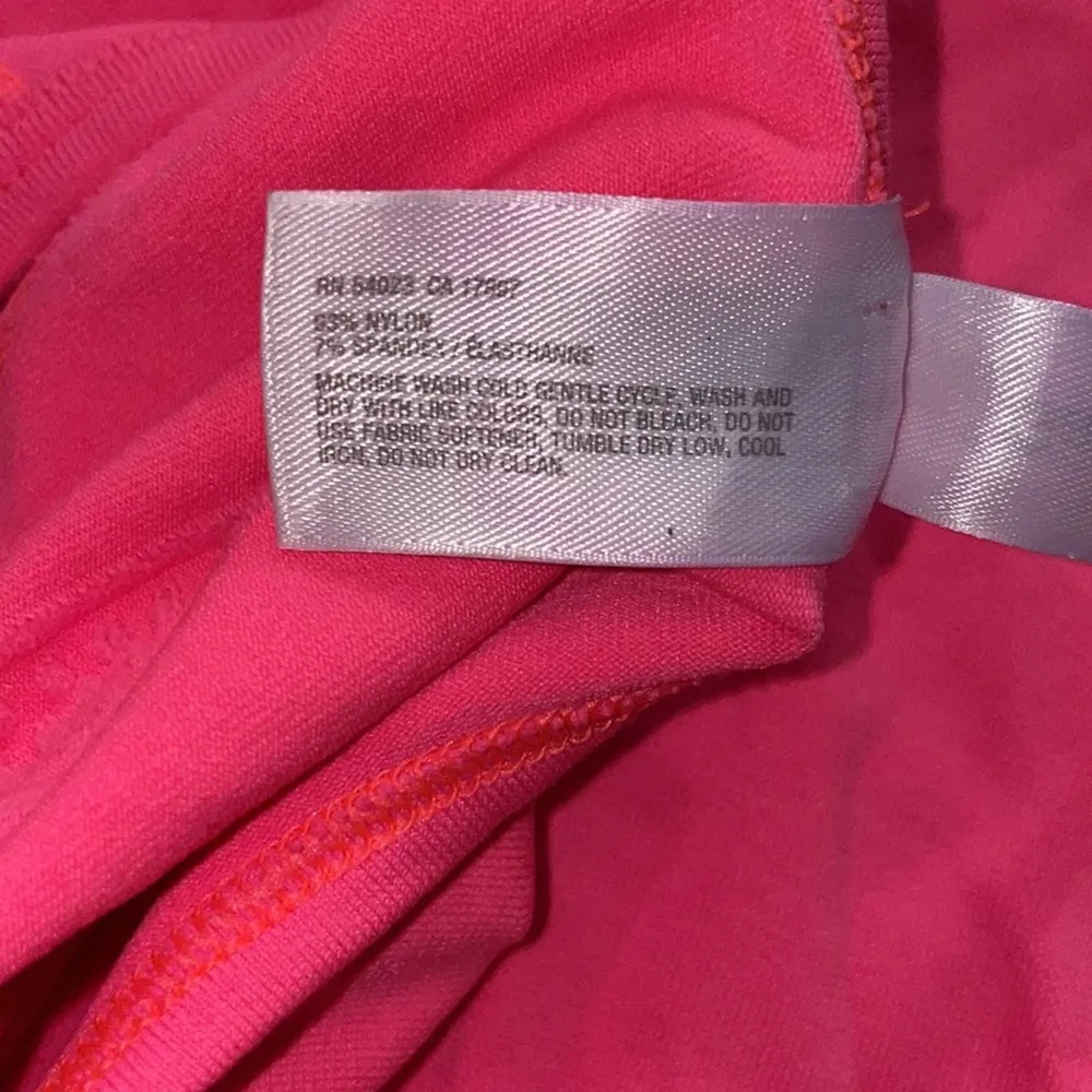 Gap Body Fit Neon Coral Motion Racer tank - Image 4