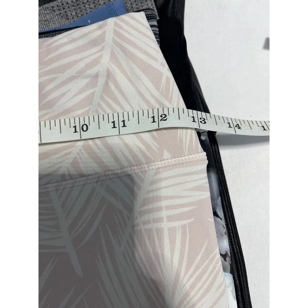 Spiritual Gangster High Vibe Leggings size medium palm Leaf Printed pink - Image 3