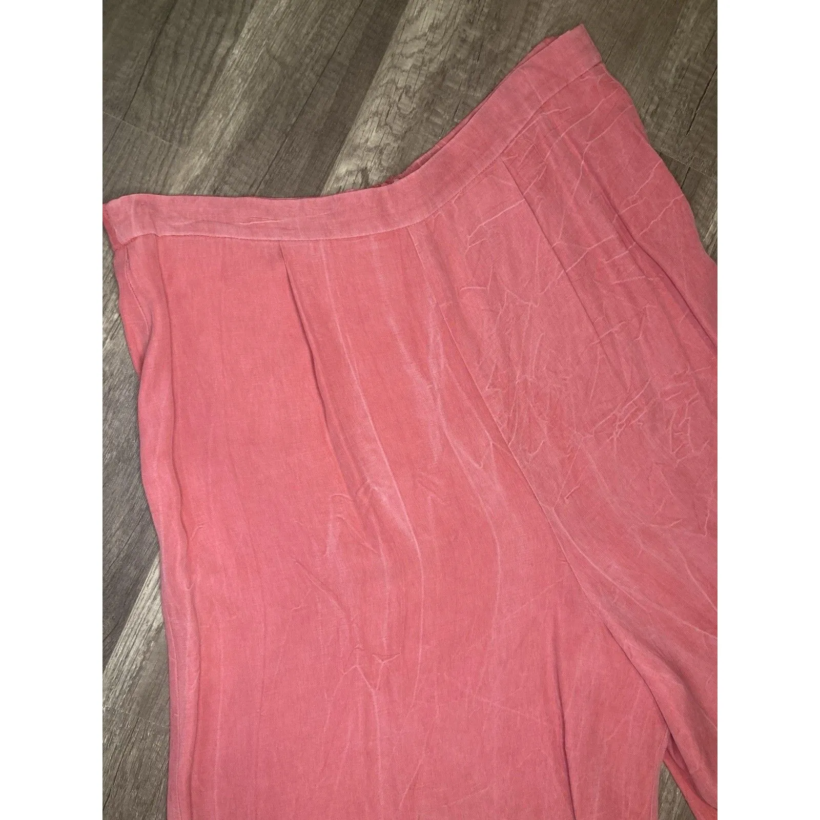 80s Sheri Martin Womens 14 Pant Suit Skorts 2 Piece Rose Pink Y2K Friends Office Size L - Image 8