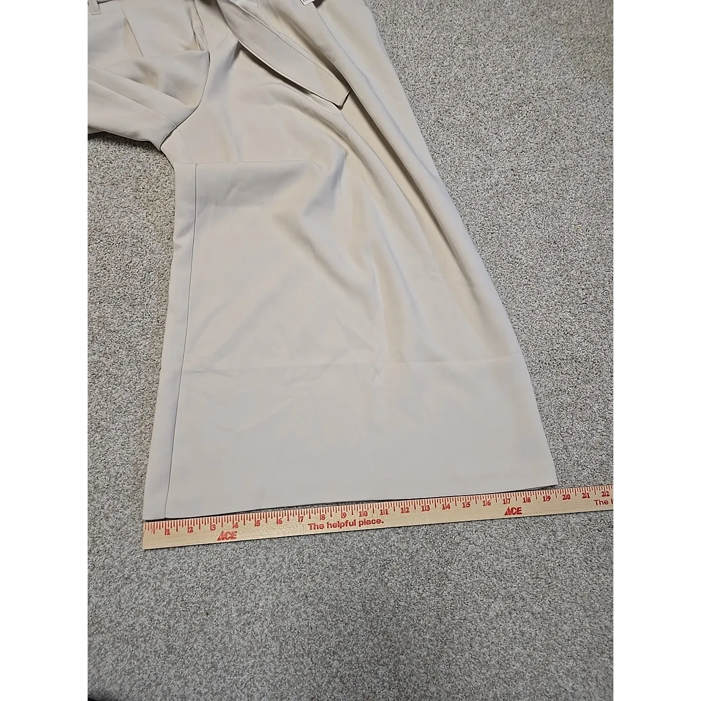 MAEVE BY ANTHROPOLOGIE Tie-Waist Culottes‎ Women's Size 12 Light Sand NWT - Image 6