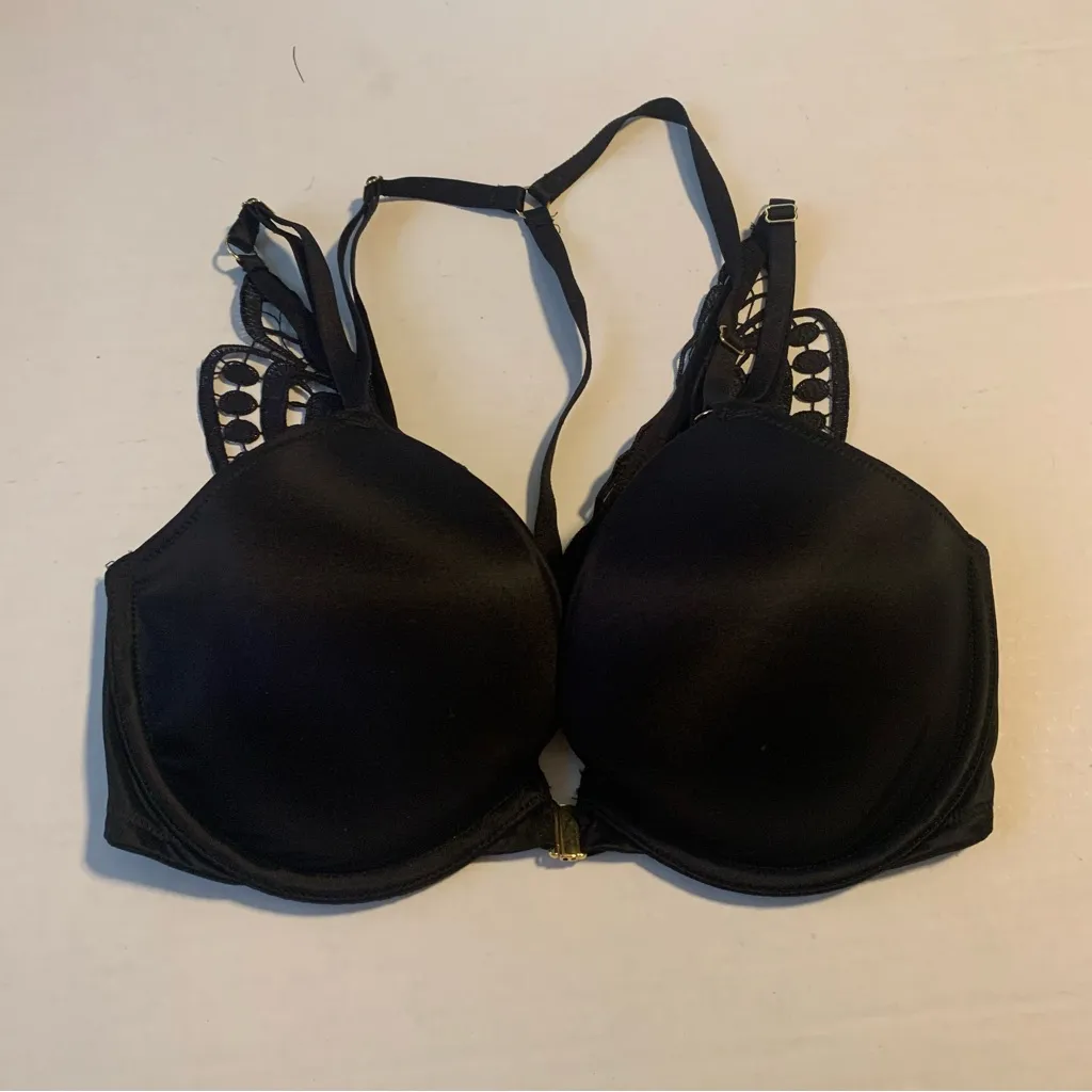 32DD Victorias Secret Black Back Butterfly Bra - Image 2