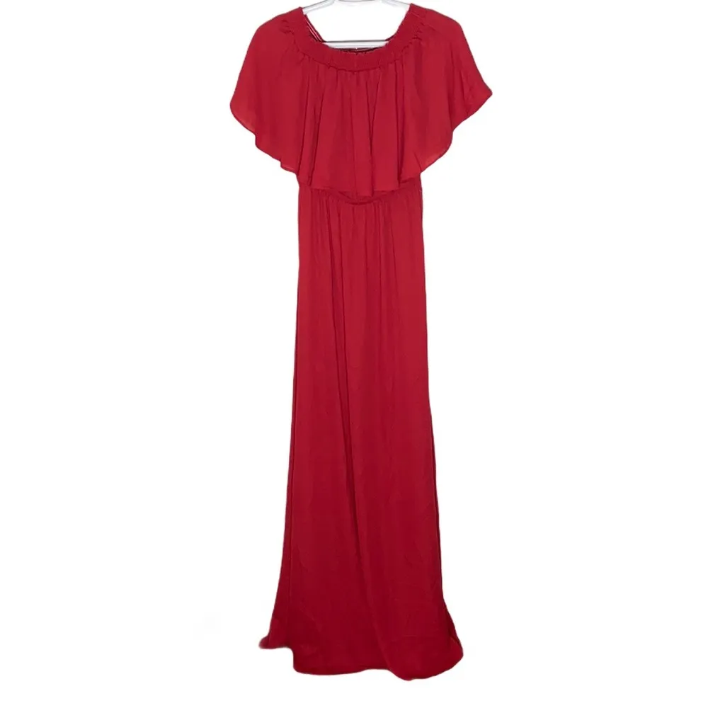 Show me your MuMu red Hacienda Maxi dress size M - Image 2